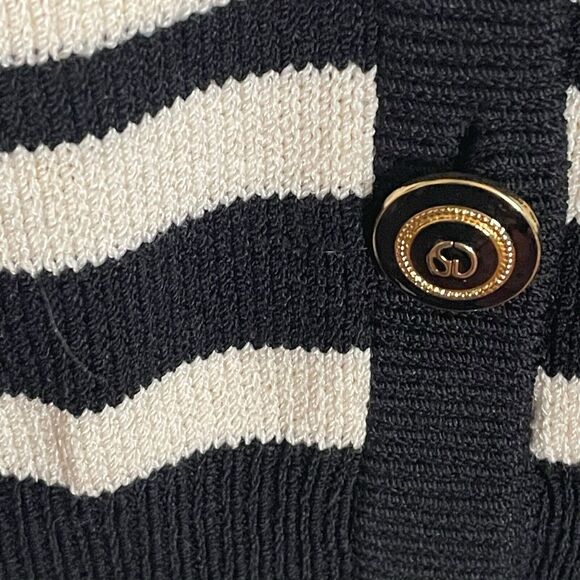 St John Collection Sz L Vintage 90ties By Marie Gray Button-Up Cardigan Sweater - Picture 6 of 16